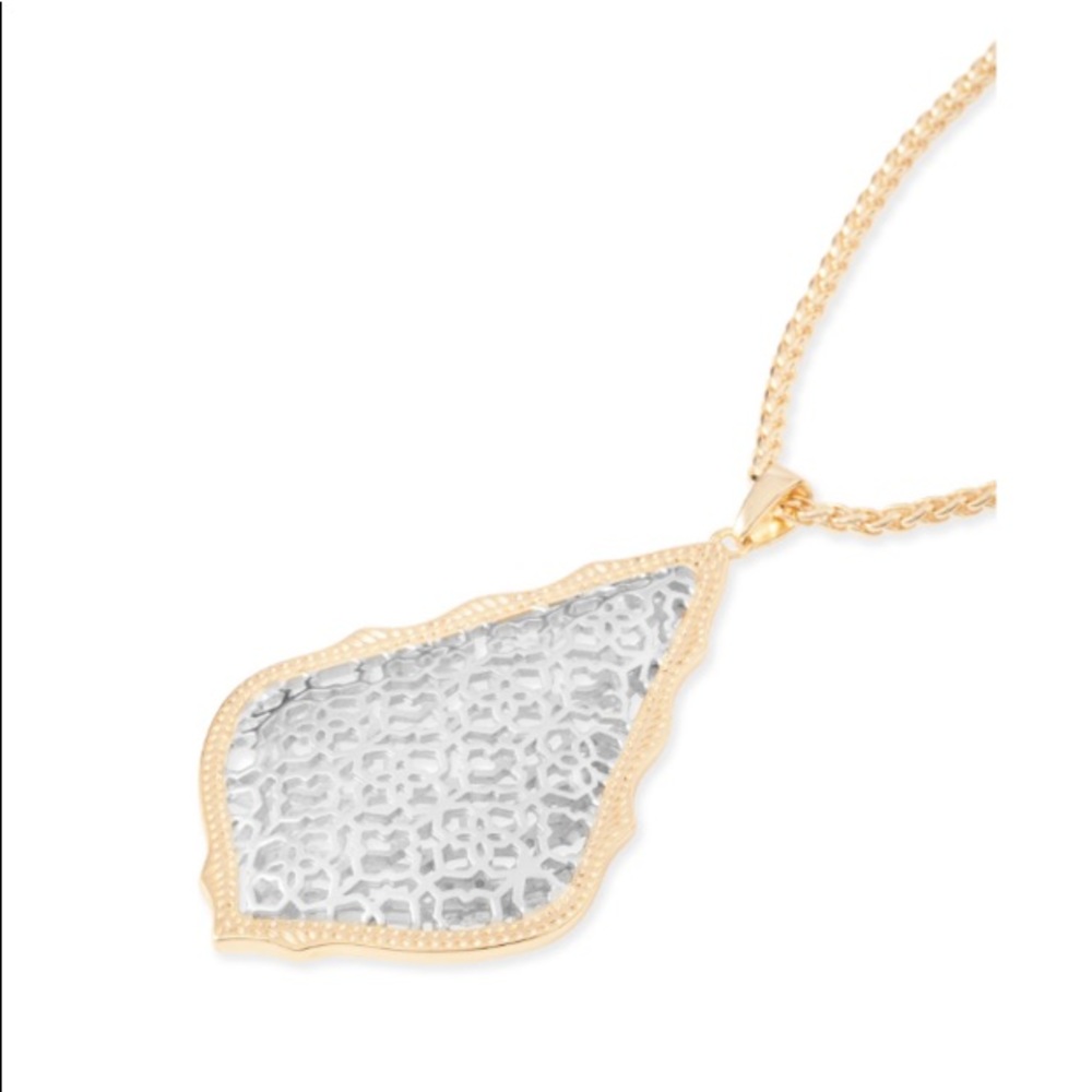 Kendra Scott Aiden gold/silver pendant necklace